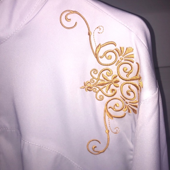 Mariachi Mens Size Large Button Up - Picture 4 of 16